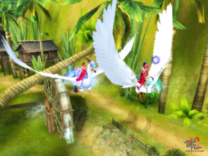诛仙水麒麟_诛仙2 情侣坐骑水麒麟与火麒麟.-飞