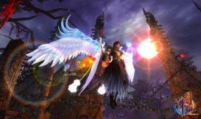 风华绝代诛仙前传圣灵羽翼极炫装备浪漫特供